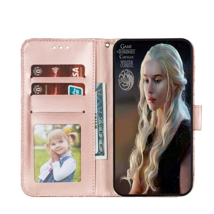 Bild 5, Huawei P40 - Blommigt Mönster - Roséguld