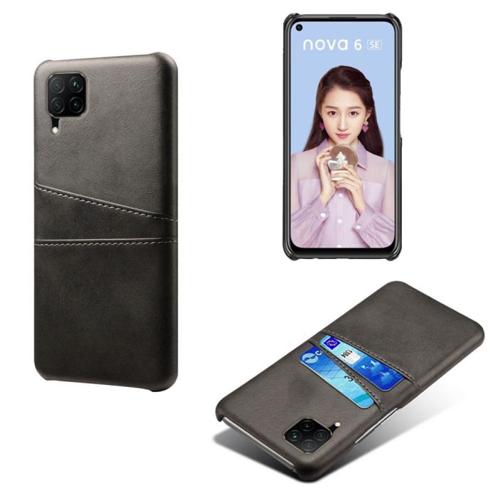 Bild 5, Huawei P40 Lite - Skal med Kortfack - Svart