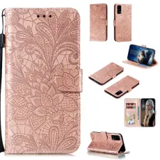 Huawei P40 - Blommigt M&ouml;nster - Ros&eacute;guld