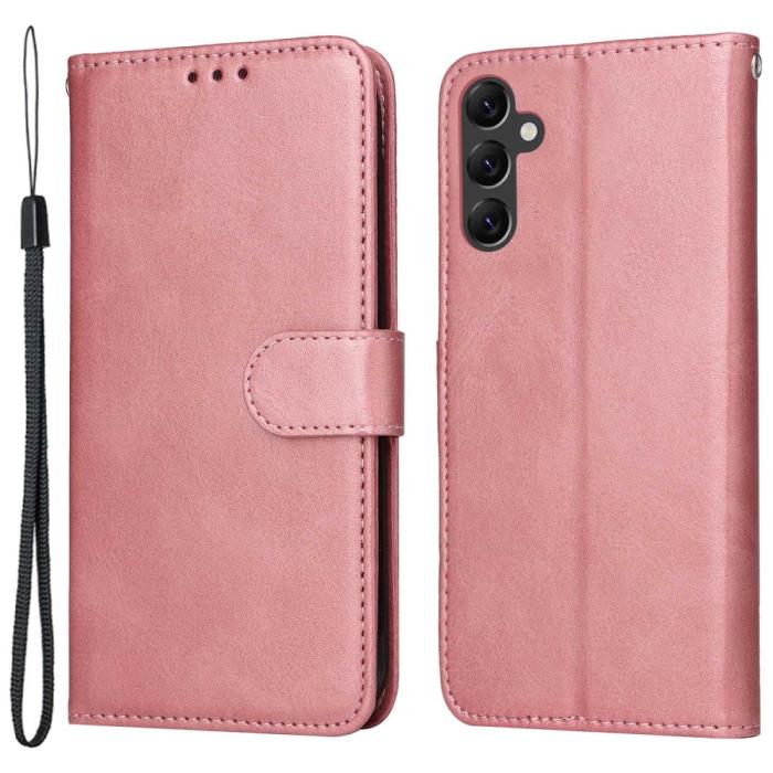 Bild 1, Samsung Galaxy A14 4G/5G Fodral Läder Roséguld
