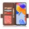 Xiaomi Redmi Note 11 Pro 5G Fodral Litchi Textur Brun