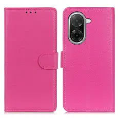 Xiaomi Redmi A5 Fodral Litchi L&auml;der Rosa