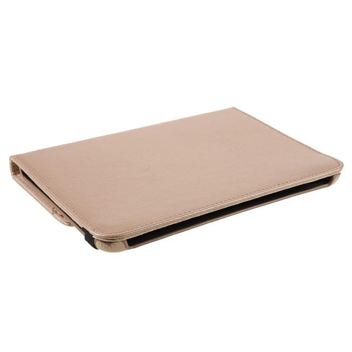 Bild 5, iPad Mini 2024/2021 Fodral 360° Rotation Litchi Guld
