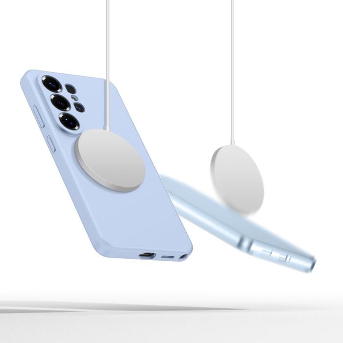 Bild 4, Tech-Protect Galaxy S26 Ultra Skal MagSafe Silicone Sky Blue