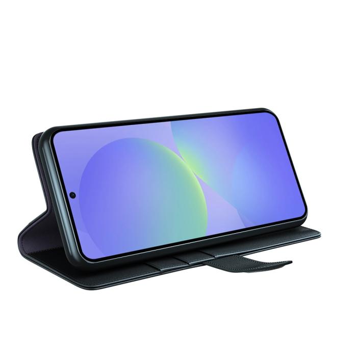 Bild 3, Samsung Galaxy A37 5G Fodral Premium Äkta Läder Svart