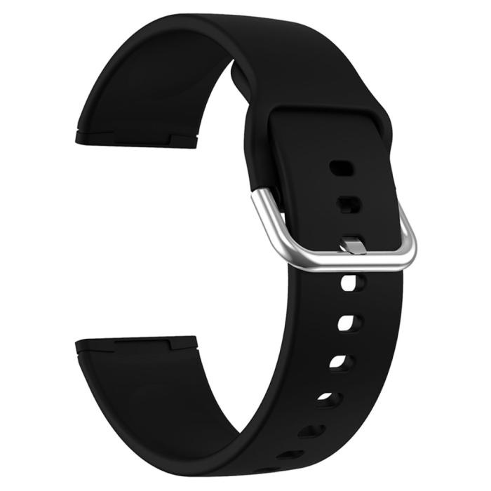 Bild 3, Fitbit Versa 4/Sense 2 Klockarmband Silikon Svart