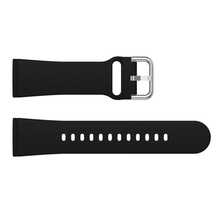 Bild 4, Fitbit Versa 4/Sense 2 Klockarmband Silikon Svart
