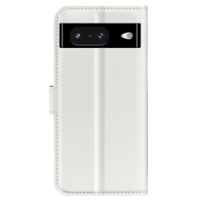 Bild 6, Google Pixel 8 Fodral Litchi Textur Vit