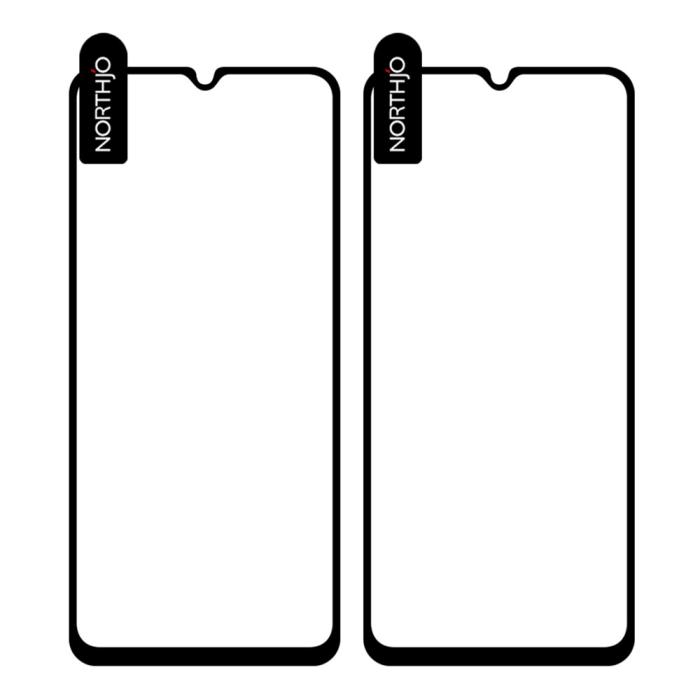 Bild 2, NORTHJO Galaxy A34 5G 2-PACK Skärmskydd Heltäckande