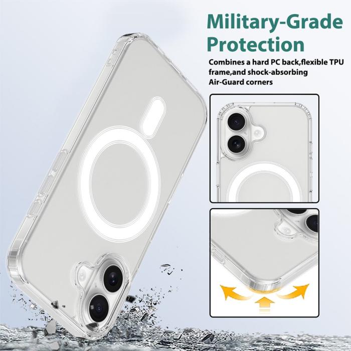 Bild 3, iPhone 18 Skal MagSafe TPU Transparent