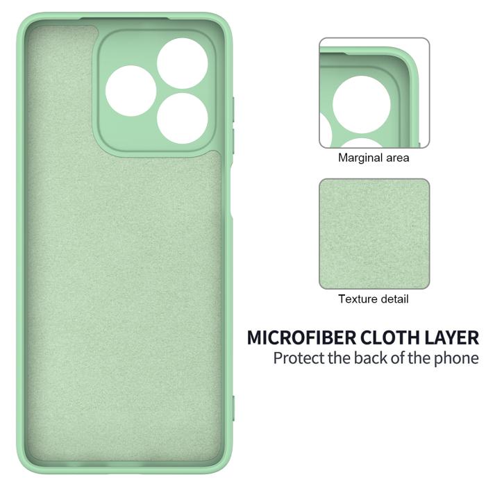 Bild 6, Honor X5c Plus Skal Liquid Silikon Grön