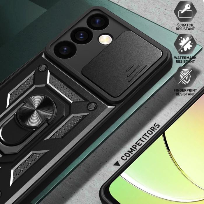Bild 5, Samsung Galaxy S24 Plus Skal CamShield Hybrid Ring Röd