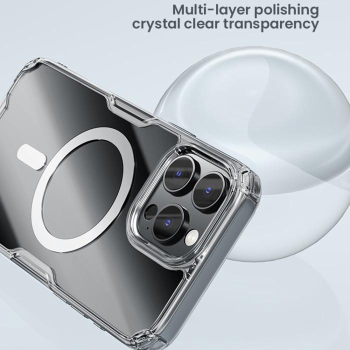 Bild 6, NILLKIN iPhone 16 Pro Max Skal MagSafe Pro Blå