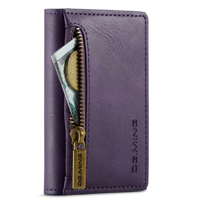 Bild 1, DG.MING Plånbok RFID Skydd Med Sedelficka Lila