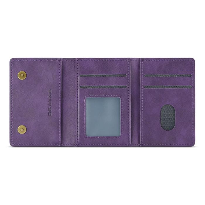 Bild 4, DG.MING Plånbok RFID Skydd Med Sedelficka Lila