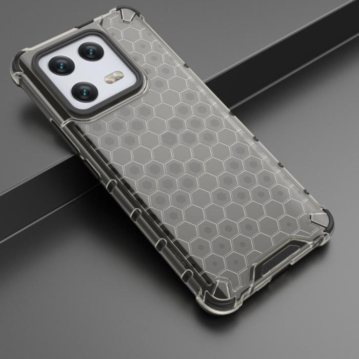Bild 2, Xiaomi 13 Pro 5G Skal Shockproof Honeycomb Textur Svart