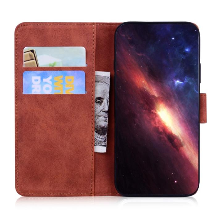Bild 4, iPhone 15 Pro Max Fodral Skin Touch Brun