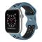 Sportarmband Dual-Color Apple Watch 41/40/38 mm (M/L) Blå/Svart