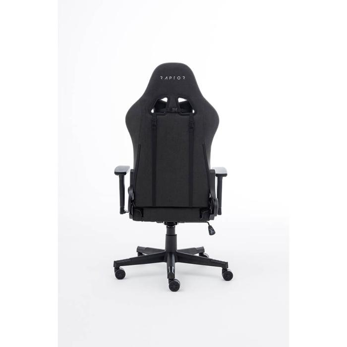 Bild 7, RAPTOR Gamingstol Tyg GS-100 Svart