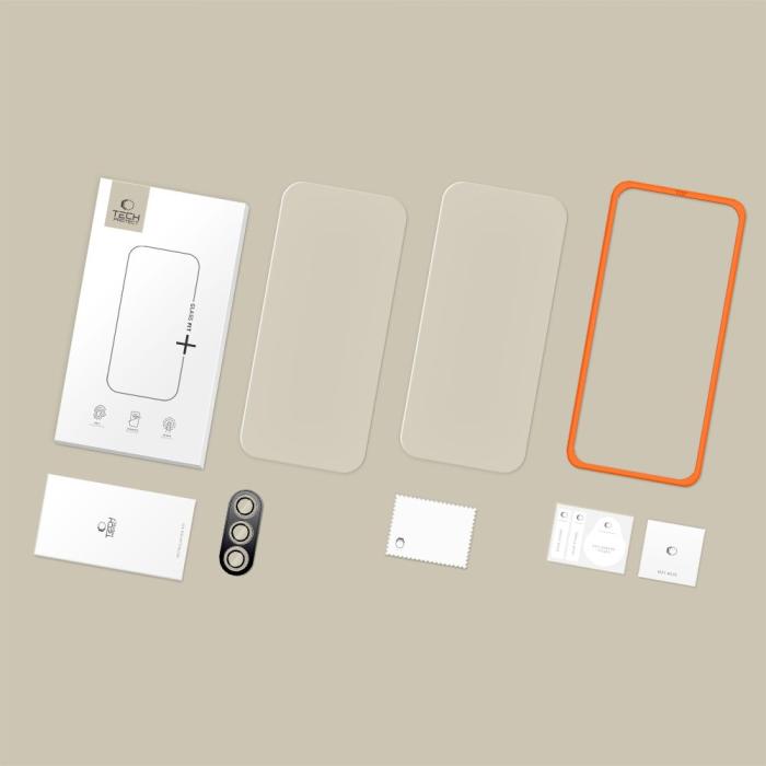 Bild 2, Tech-Protect Samsung Galaxy S25 FE 3-PACK Skärmskydd/Linsskydd