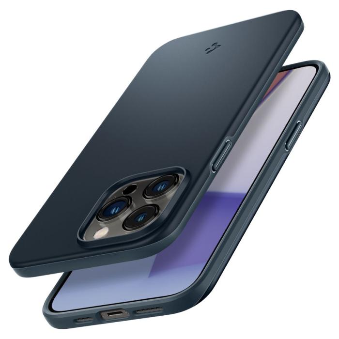 Bild 6, Spigen iPhone 14 Pro Max Skal Thin Fit Metal Slate