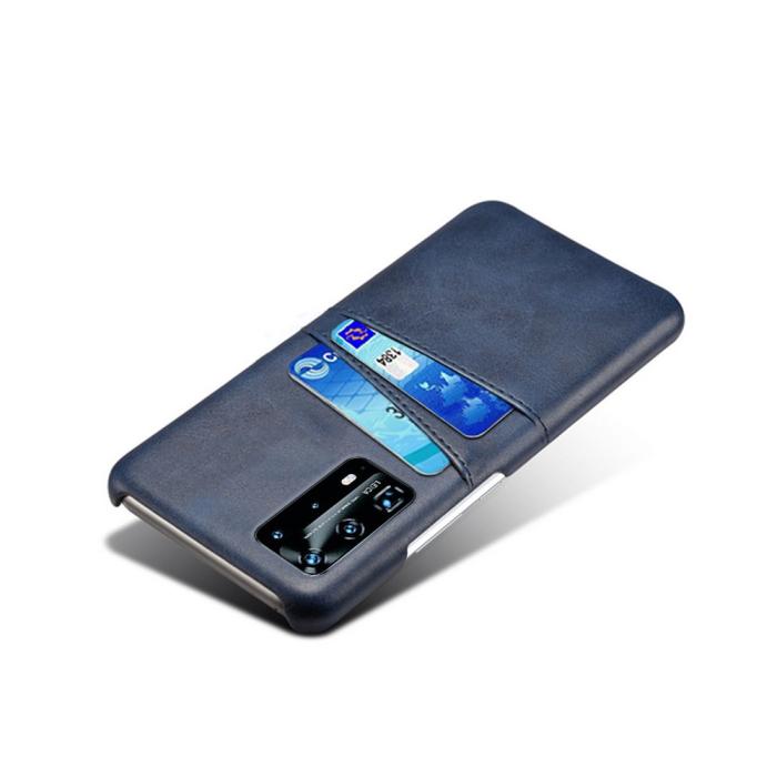 Bild 3, Huawei P40 Pro - Skal med Kortfack - Mörk Blå