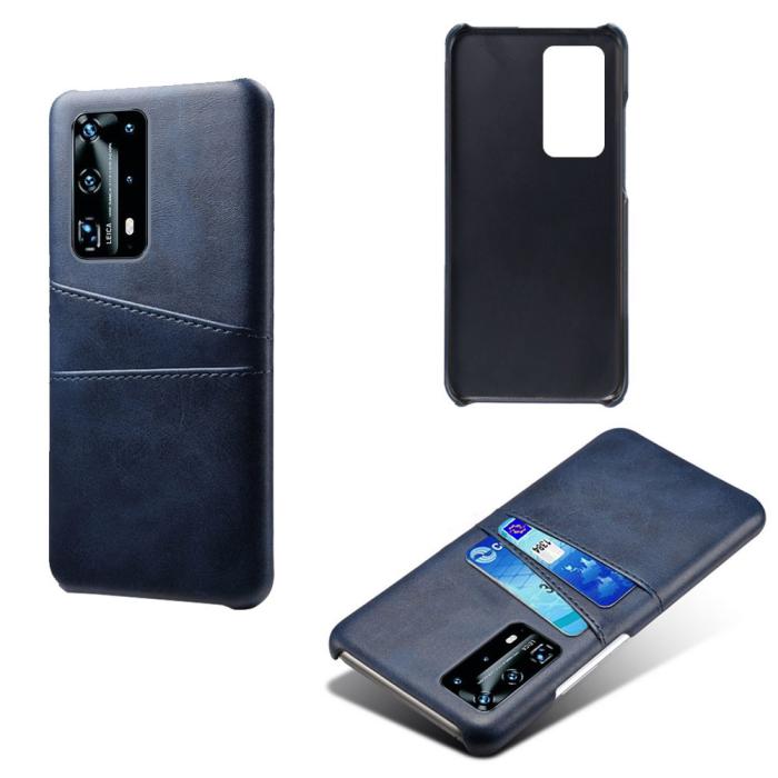 Bild 5, Huawei P40 Pro - Skal med Kortfack - Mörk Blå