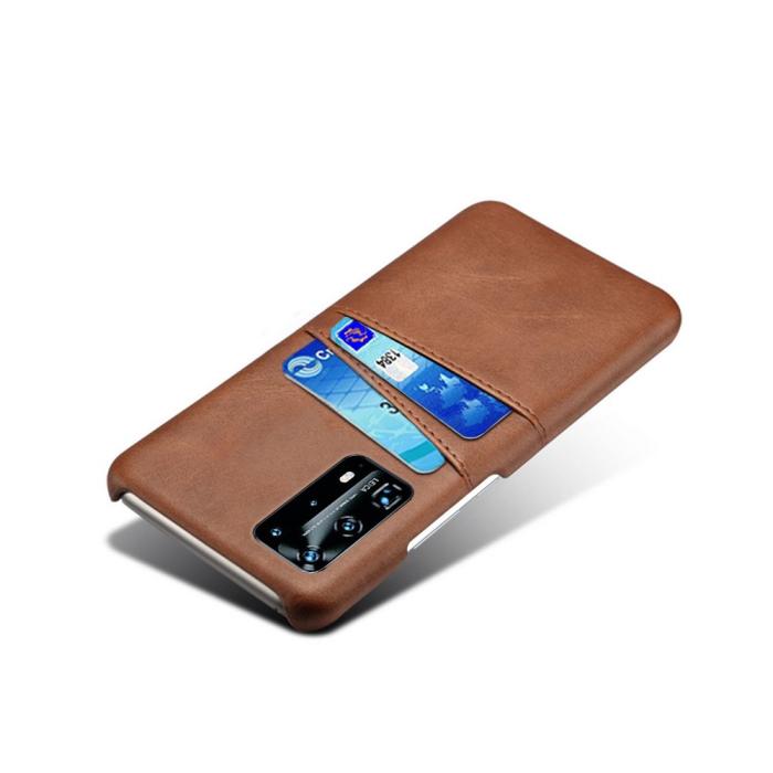Bild 3, Huawei P40 - Skal med Kortfack - Brun