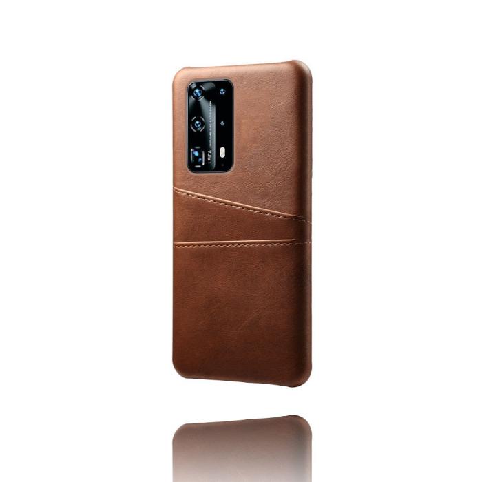 Bild 4, Huawei P40 - Skal med Kortfack - Brun