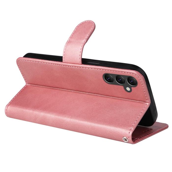 Bild 4, Samsung Galaxy A14 4G/5G Fodral Läder Roséguld