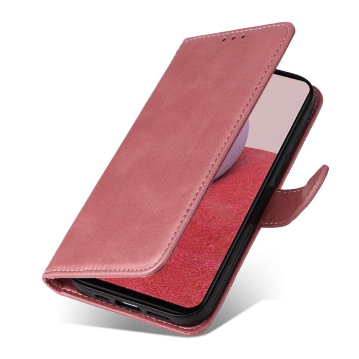Bild 5, Samsung Galaxy A14 4G/5G Fodral Läder Roséguld