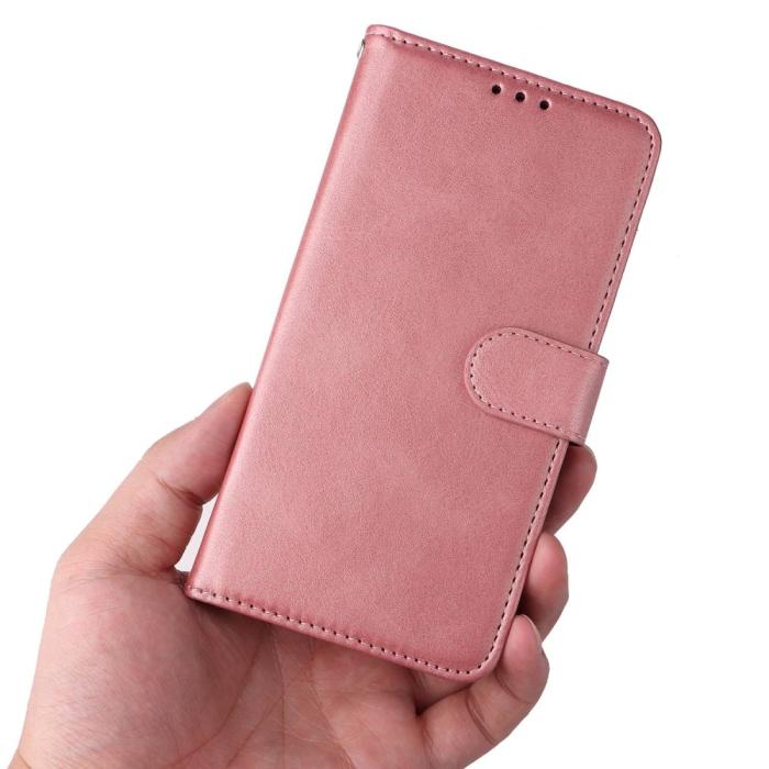 Bild 6, Samsung Galaxy A14 4G/5G Fodral Läder Roséguld