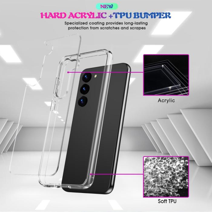 Bild 5, Samsung Galaxy S23 Skal Akryl/TPU Transparent