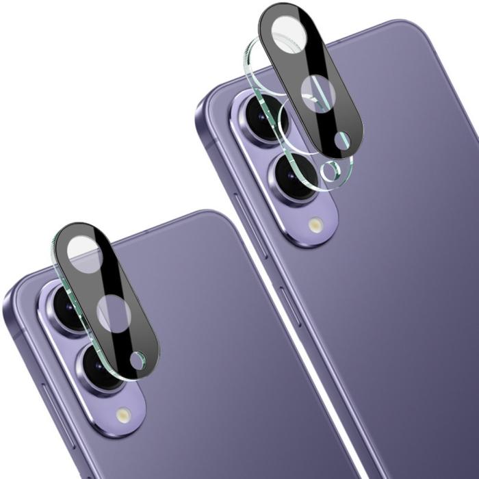 Bild 5, IMAK Samsung Galaxy S25 Edge Linsskydd Härdat Glas Svart