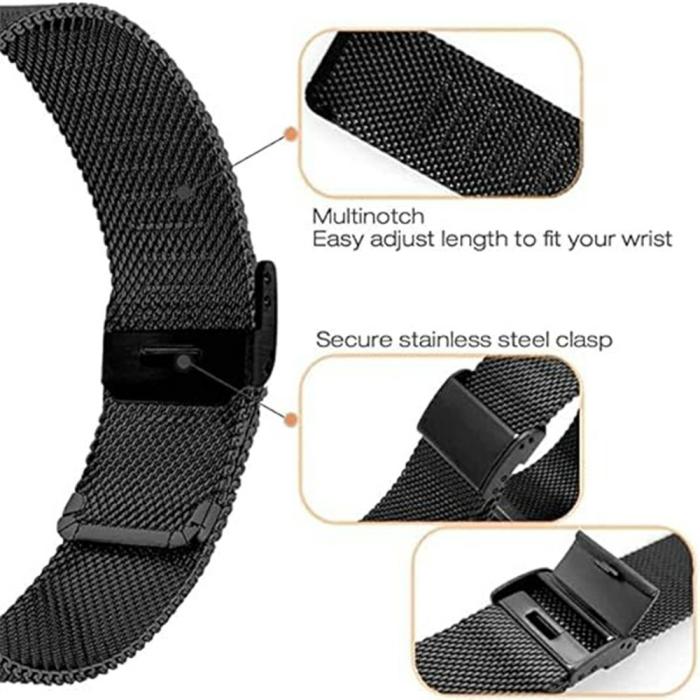 Bild 3, Garmin Venu X1 Klockarmband Milanese Silver
