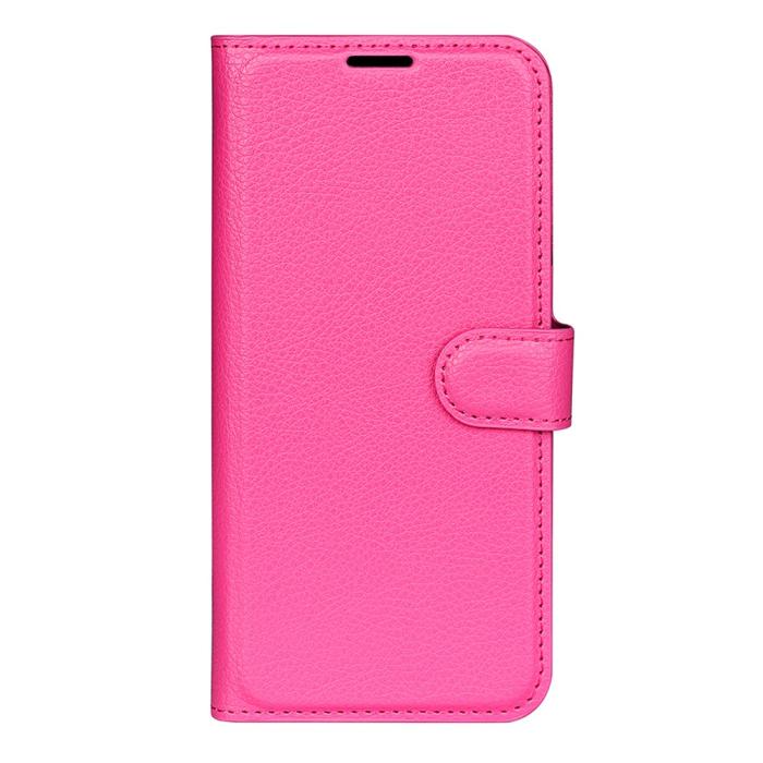 Bild 4, Xiaomi 17T Pro Fodral Litchi Läder Mörk Rosa