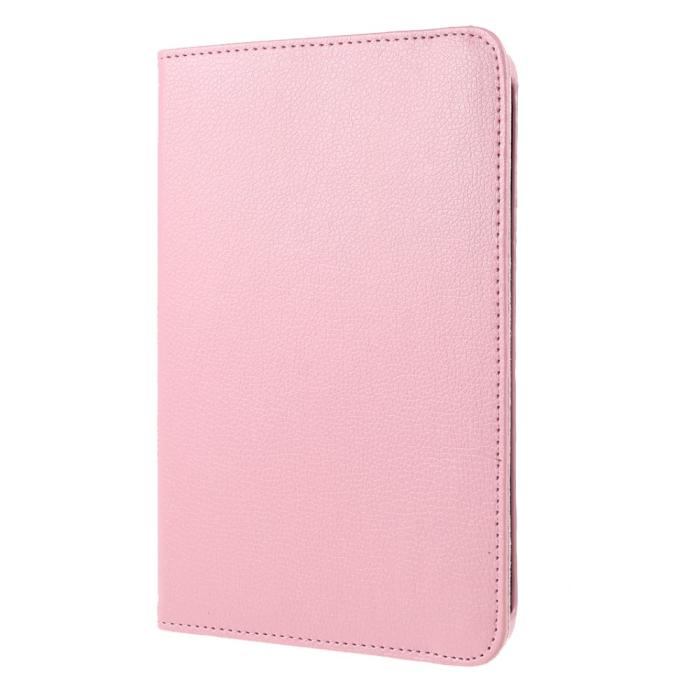 Bild 3, iPad Mini 2024/2021 Fodral 360° Rotation Litchi Ljus Rosa
