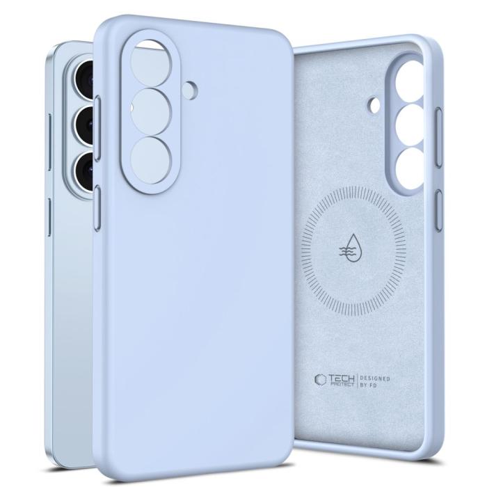 Bild 2, Tech-Protect Galaxy S26 Skal MagSafe Silicone Sky Blue