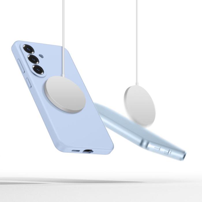 Bild 4, Tech-Protect Galaxy S26 Skal MagSafe Silicone Sky Blue