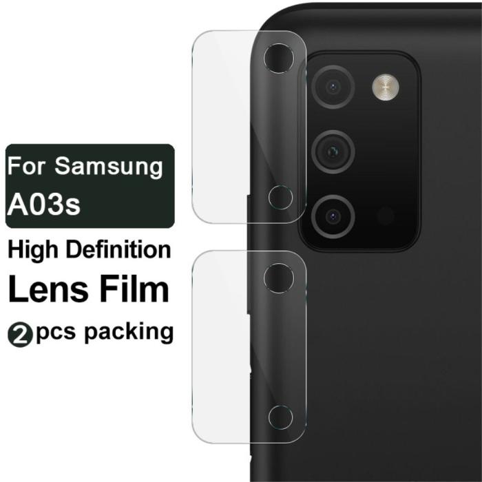 Bild 4, IMAK Samsung Galaxy A03s Linsskydd 2-PACK Härdat Glas
