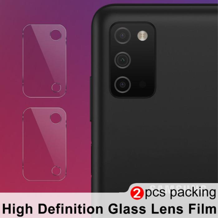 Bild 6, IMAK Samsung Galaxy A03s Linsskydd 2-PACK Härdat Glas