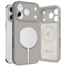 Tech-Protect iPhone 17 Pro Skal MagSafe Silicone Stone Grey