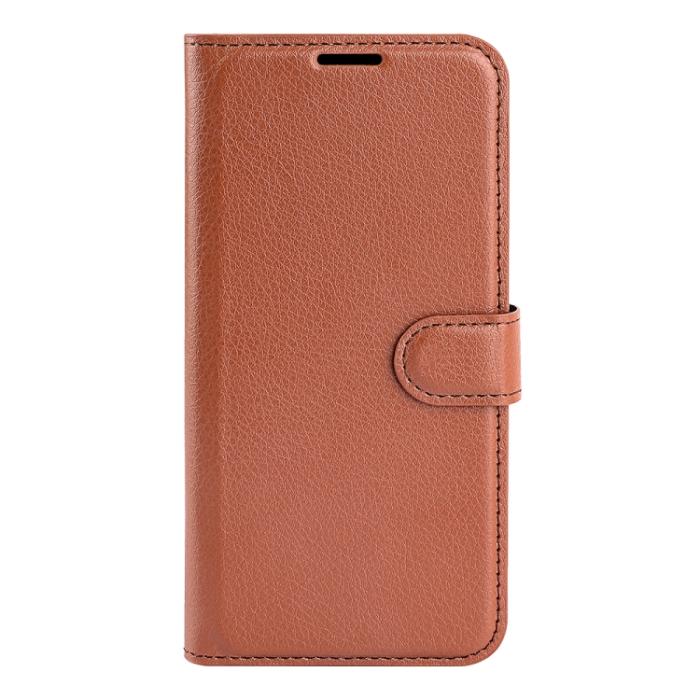 Bild 2, OnePlus 10 Pro 5G Fodral Litchi Textur Brun