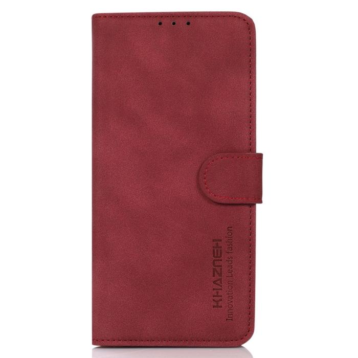 Bild 6, KHAZNEH Samsung Galaxy S23 Plus Fodral Läder Röd