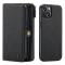 CASEME iPhone 13 Fodral/Skal Magnet 2in1 Multifunktionell Svart