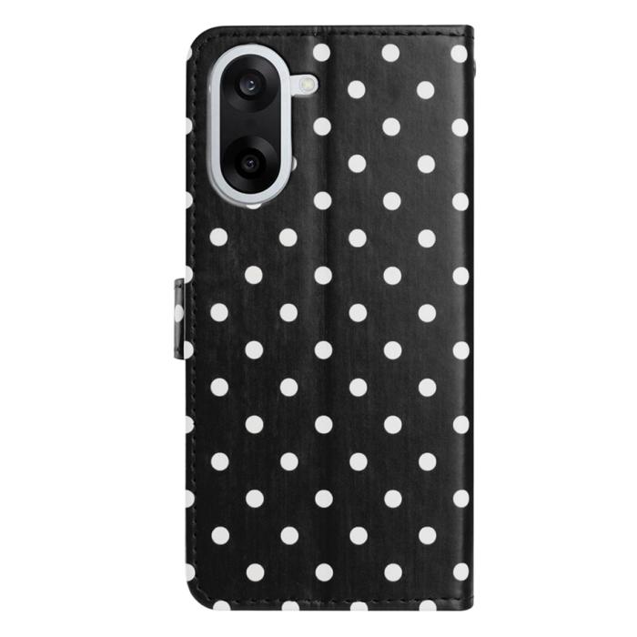 Bild 2, OnePlus Nord CE5 Fodral Polka Dot Svart / Vit