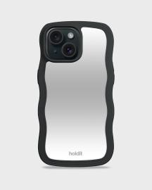 holdit iPhone 15/14/13 Skal Wavy Black Mirror