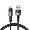 Tech-Protect 1 m 12W/2.4A Lightning Kabel UltraBoost Gr&aring;