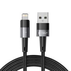 Tech-Protect 2 m 12W/2.4A Lightning Kabel UltraBoost Gr&aring;