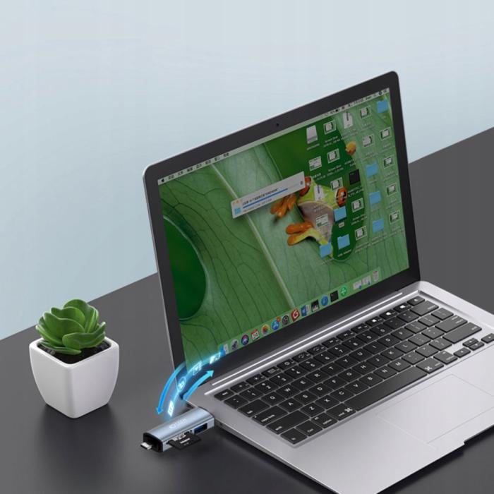 Bild 3, Tech-Protect USB-C/USB-A - USB SD/Micro SD Kortläsare UltraBoost